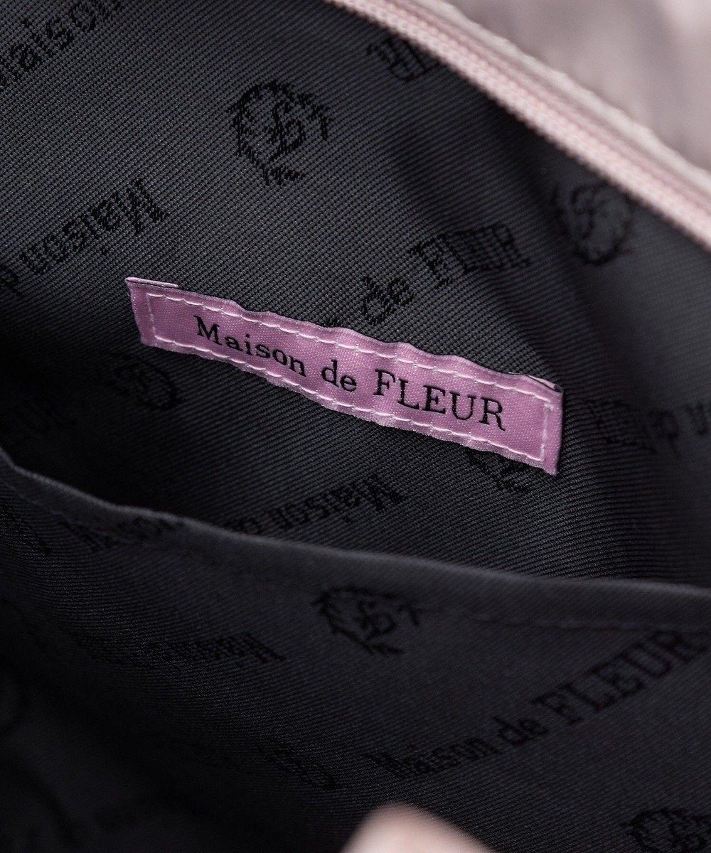 Maison de FLEUR ボリュームリボン2Wayトートバッグ 