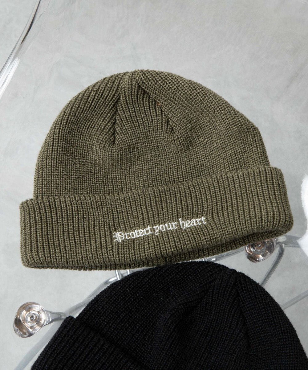 WEGO 【ユニセックス着用ITEM】ロゴショートビーニー 