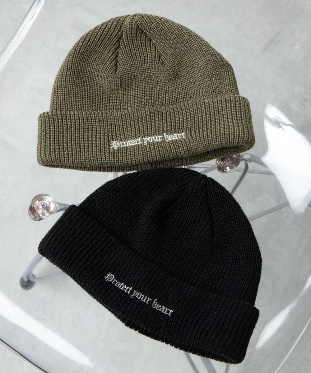 WEGO 【ユニセックス着用ITEM】ロゴショートビーニー 