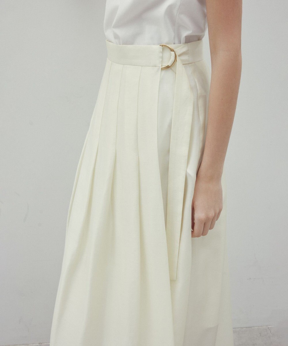 BEIGE， 【洗える】CARINATA / ウエストタックラップスカート 