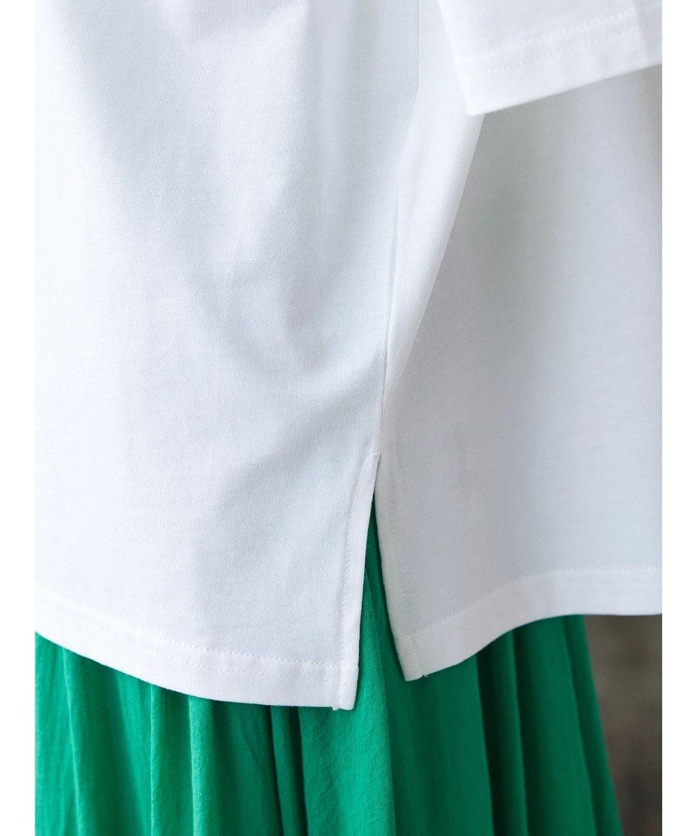 CRAFT STANDARD BOUTIQUE シルケット天竺　ロゴＰＴボトルネックＰＯ　５／Ｓ 