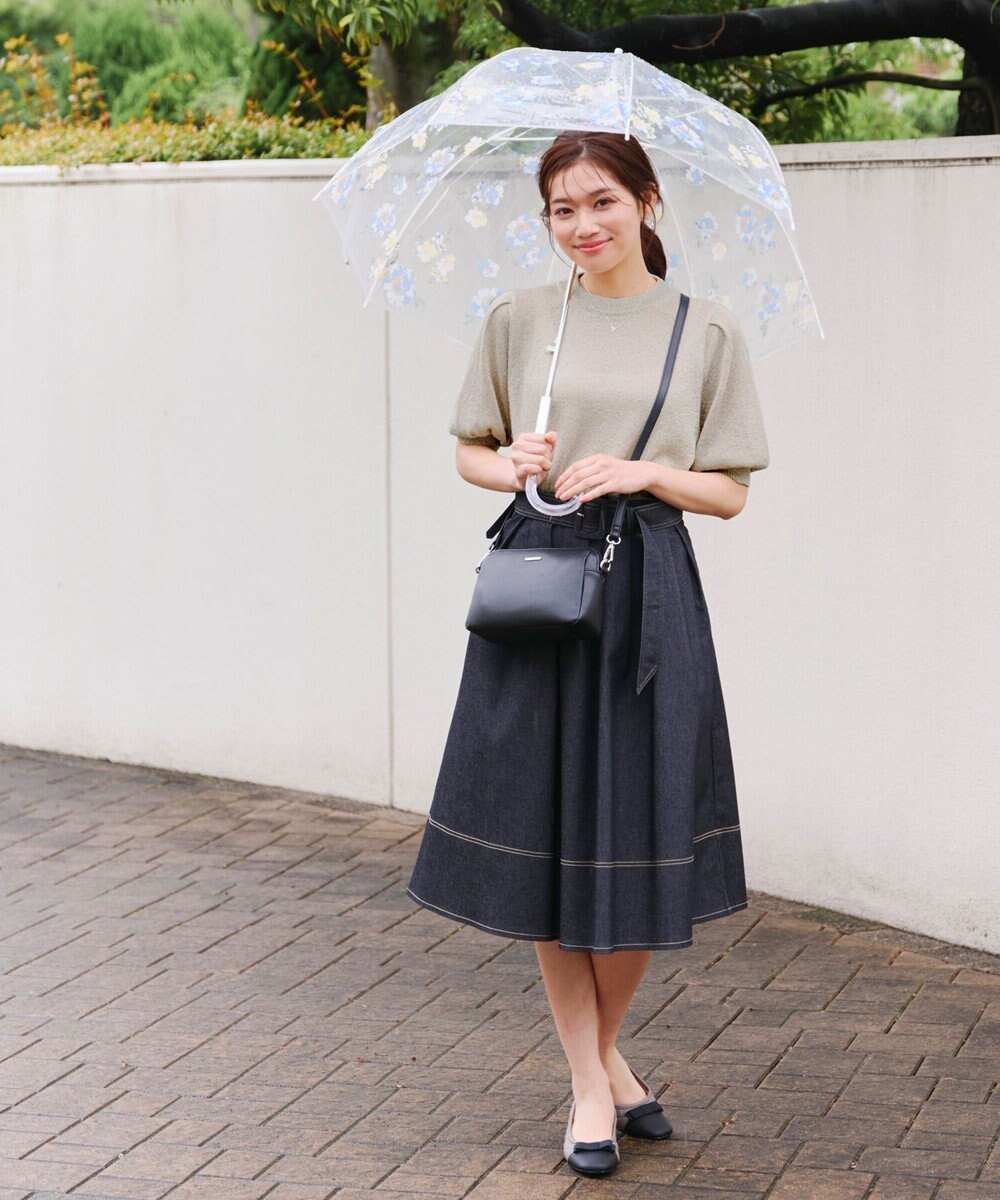 Tiaclasse 【洗える】ラメニットトップス 