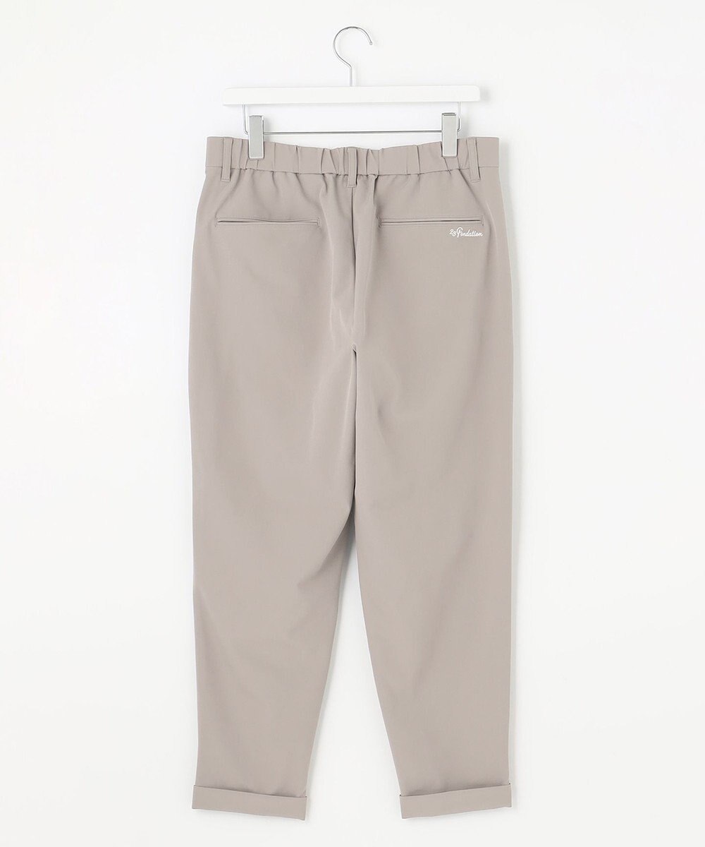 23区GOLF 【23Fondation/MEN】【ストレッチ】ツータックルーズ  テーパードパンツ 