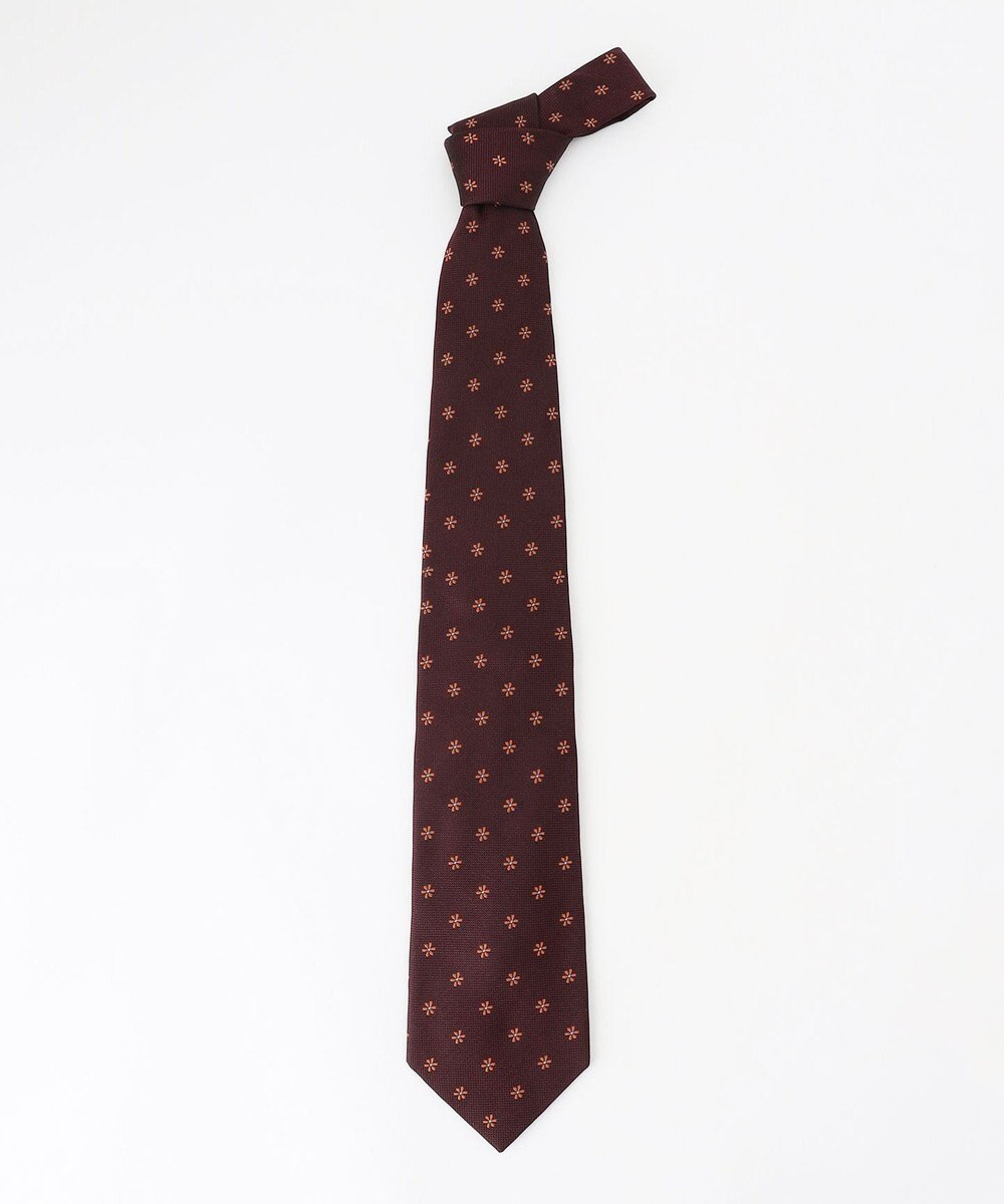 J.PRESS MEN 【J.PRESS SPUN SILK COLLECTION】ヴィンテージジャガード ネクタイ 