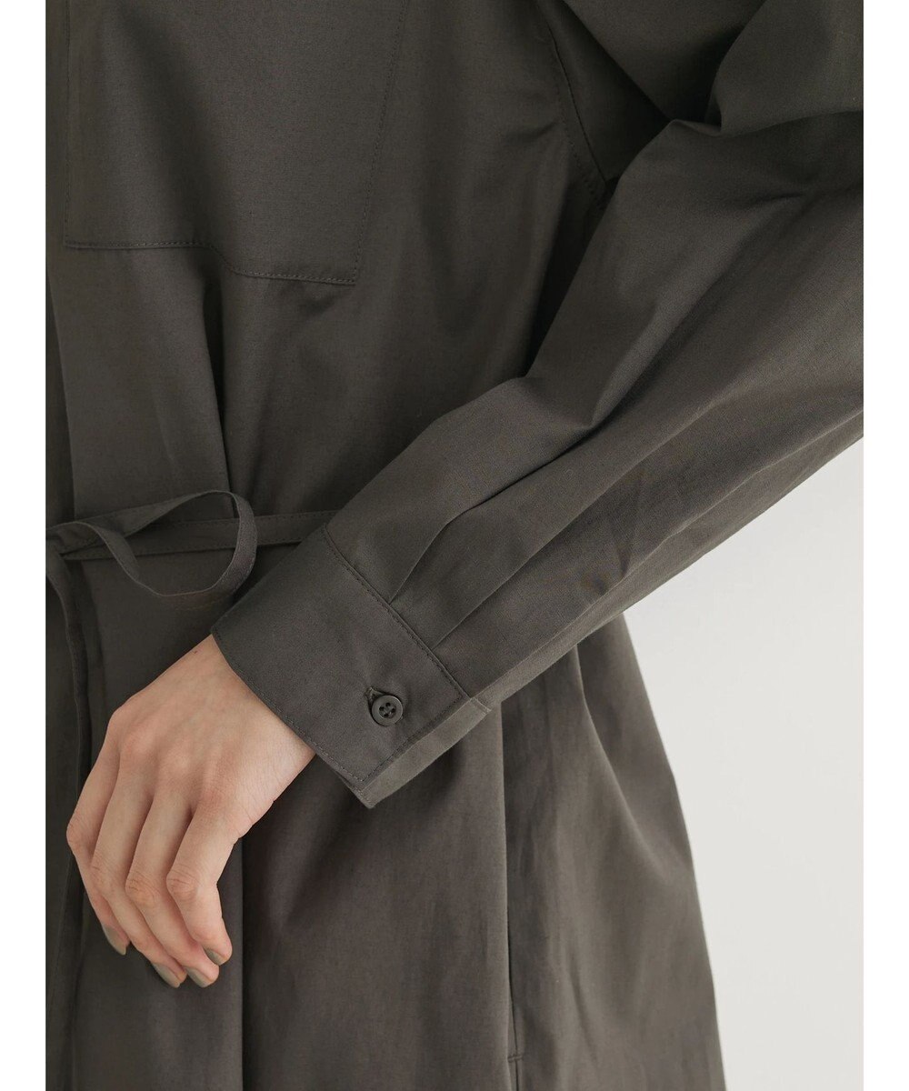 Green Parks ミドル丈シャツワンピースII 