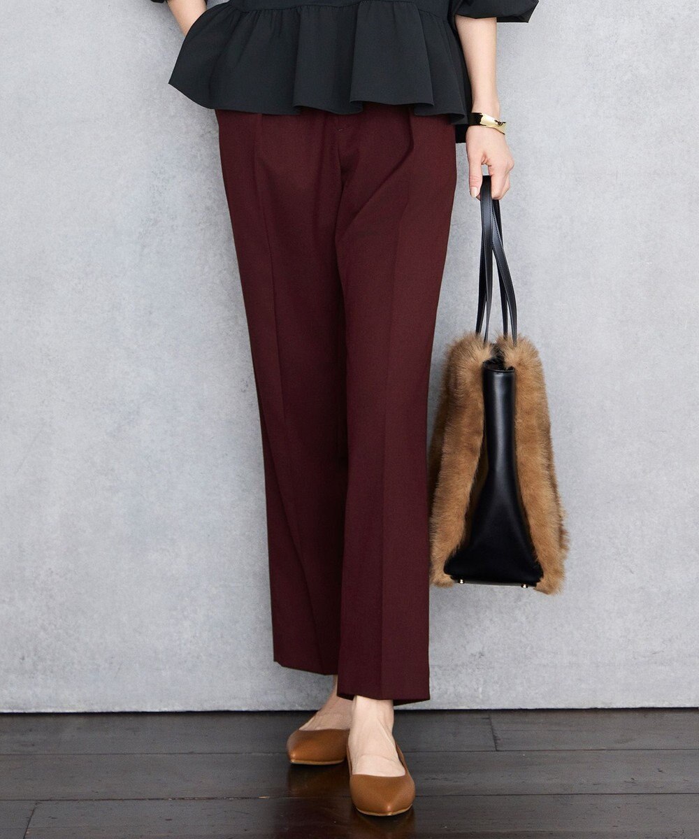 自由区 L 【SHIHOさん着用】TRスラブツイルテーパード パンツ 