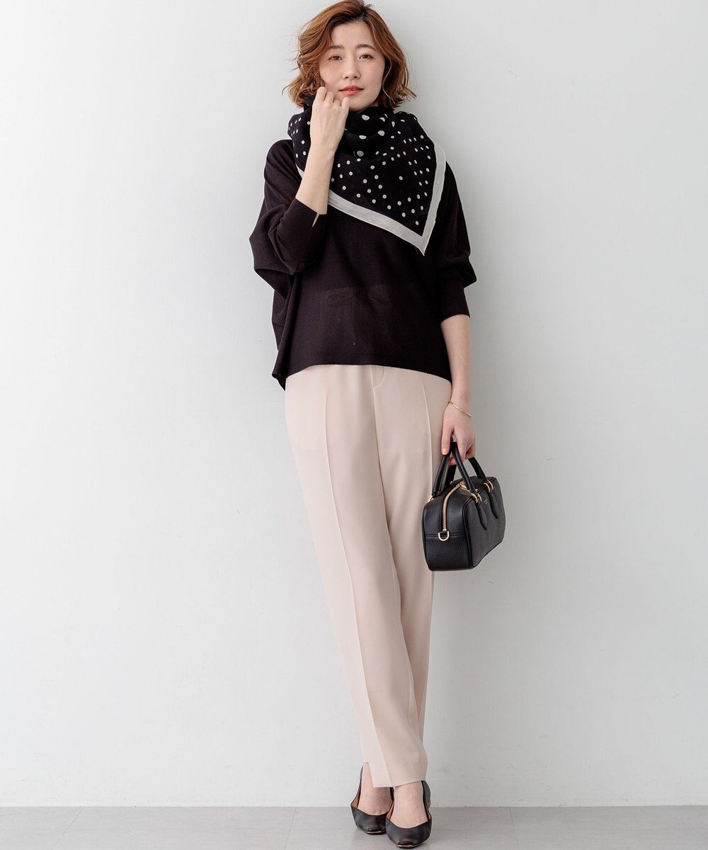 23区 【先行予約】シャイニーシアー ドルマン ニット 