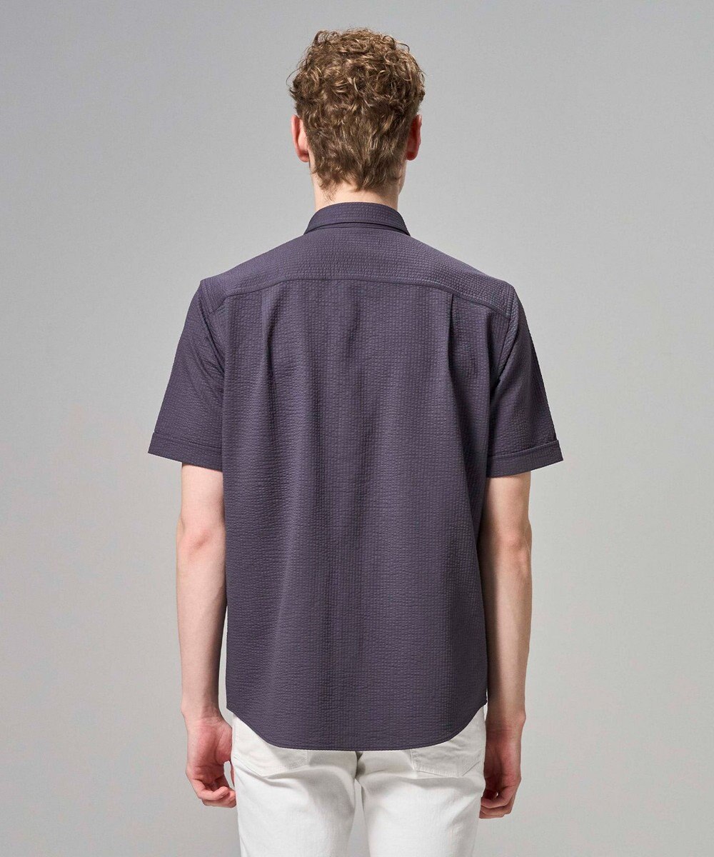 JOSEPH HOMME 【WEB・一部店舗限定】 ドライサッカーストレッチ　半袖レギュラーカラーシャツ 