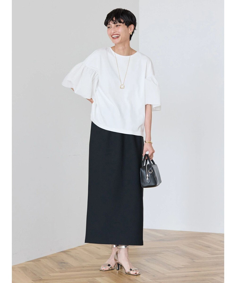 AMERICAN HOLIC 袖フレア５分袖カットプルオーバー 