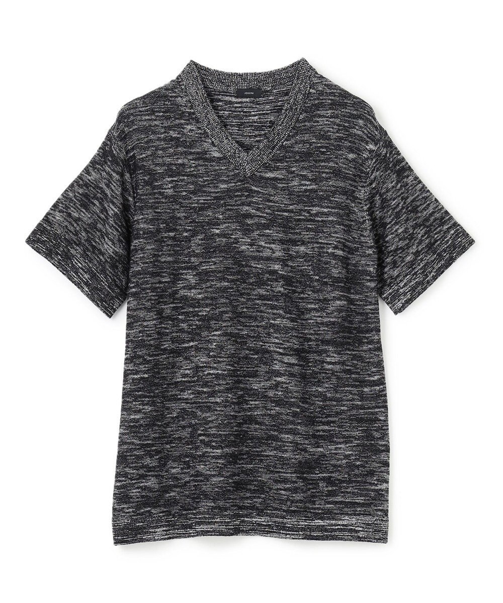 JOSEPH HOMME シャイニースラブブークレ　ニットＴシャツ 