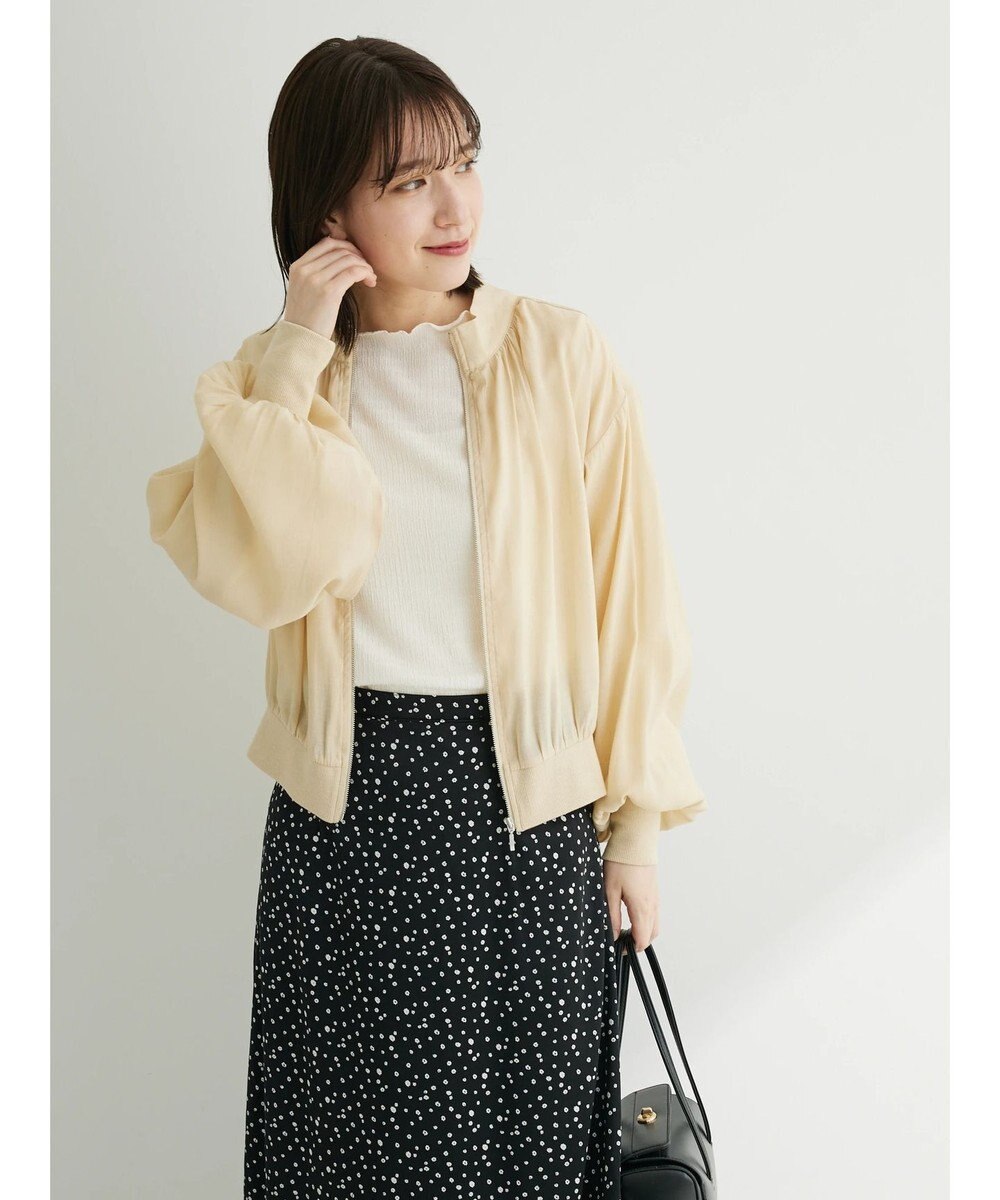 Green Parks Ｂ．シアーギャザーブルゾン 