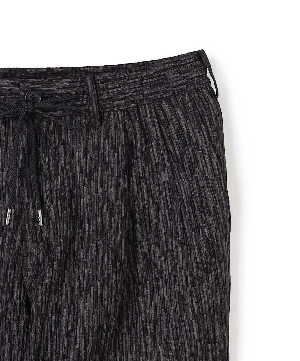 JOSEPH HOMME 【新素材】ブラッシュストロークジャガード　　ドロスト付タック入りテーパードパンツ / PEGG TUCK 