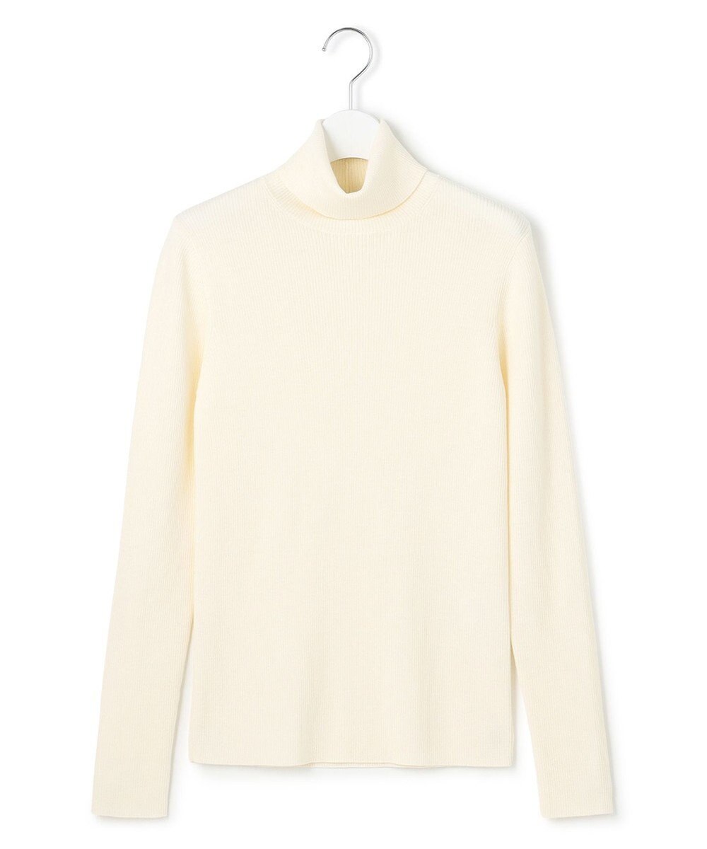 23区 S 【滝沢眞規子さん着用/WEB限定カラーあり】ウーステッドウール リブタートル ニット 