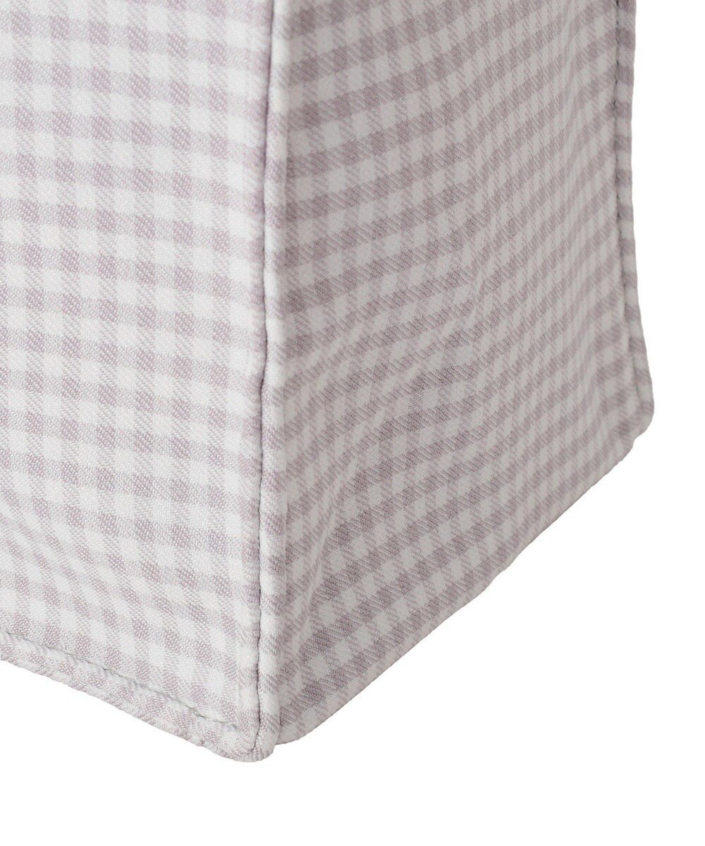 Maison de FLEUR ギンガムリボンスクエアトートバッグ 