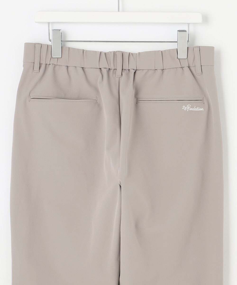 23区GOLF 【23Fondation/MEN】【ストレッチ】ツータックルーズ  テーパードパンツ 