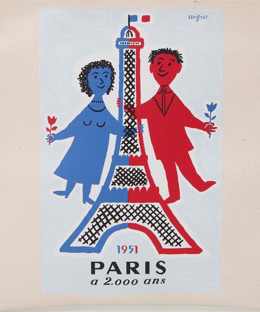 TOPKAPI 【Breath TOPKAPI】サヴィニャック × Breath TOPKAPI アート プリント フラット オーガニックキャンバス トート バッグ 