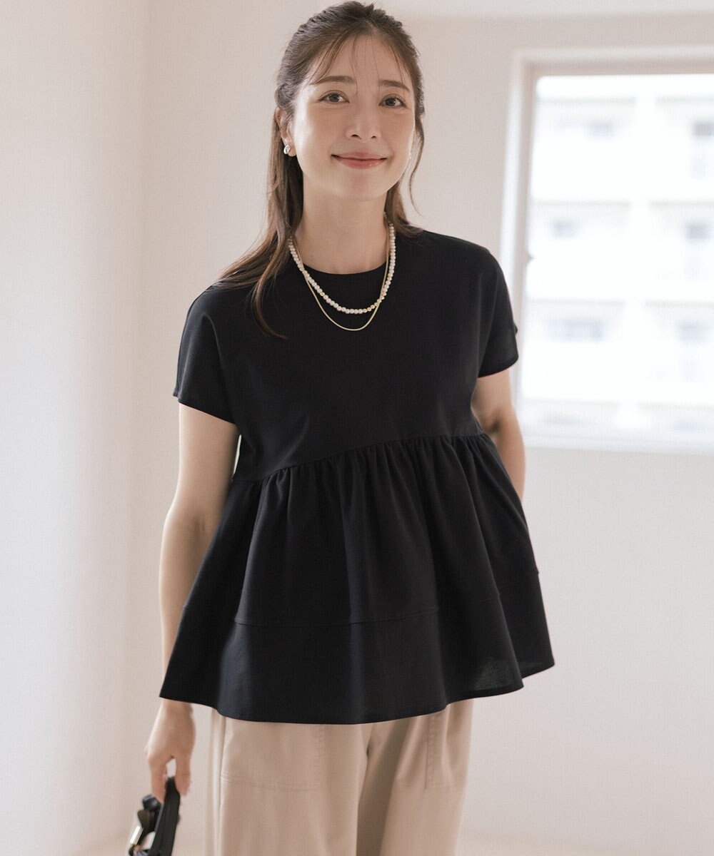 組曲 ツイルジャージーティアード カットソー 