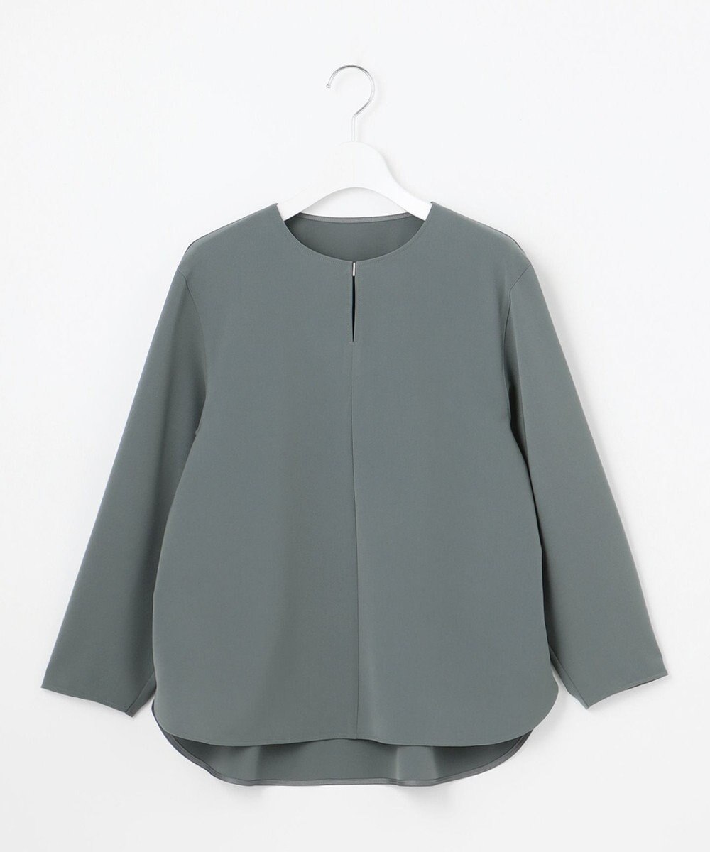 23区 S 【洗える】2WAYストレッチツイル ブラウス 