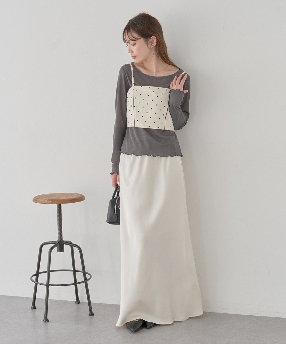 earth music&ecology ２ＷＡＹドットリボンビスチェ 