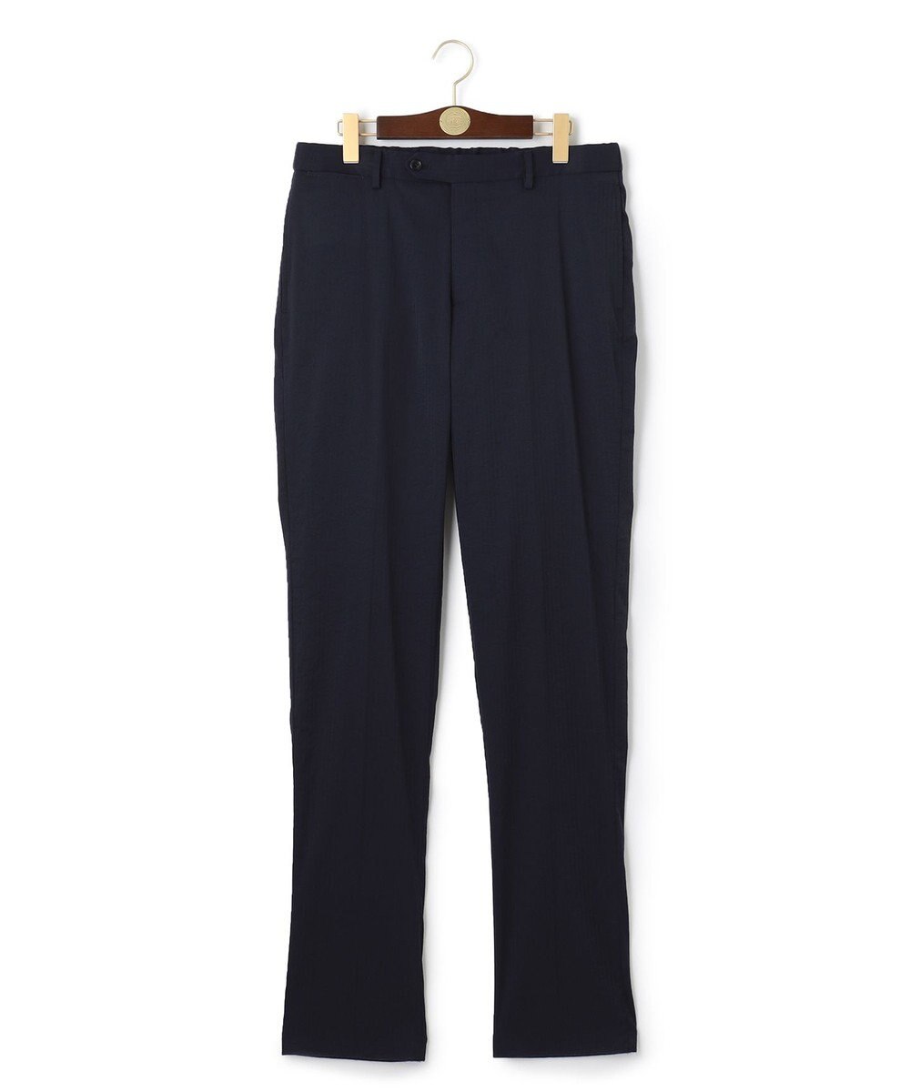 J.PRESS MEN メカニカルストレッチ ヘリンボンパンツ 