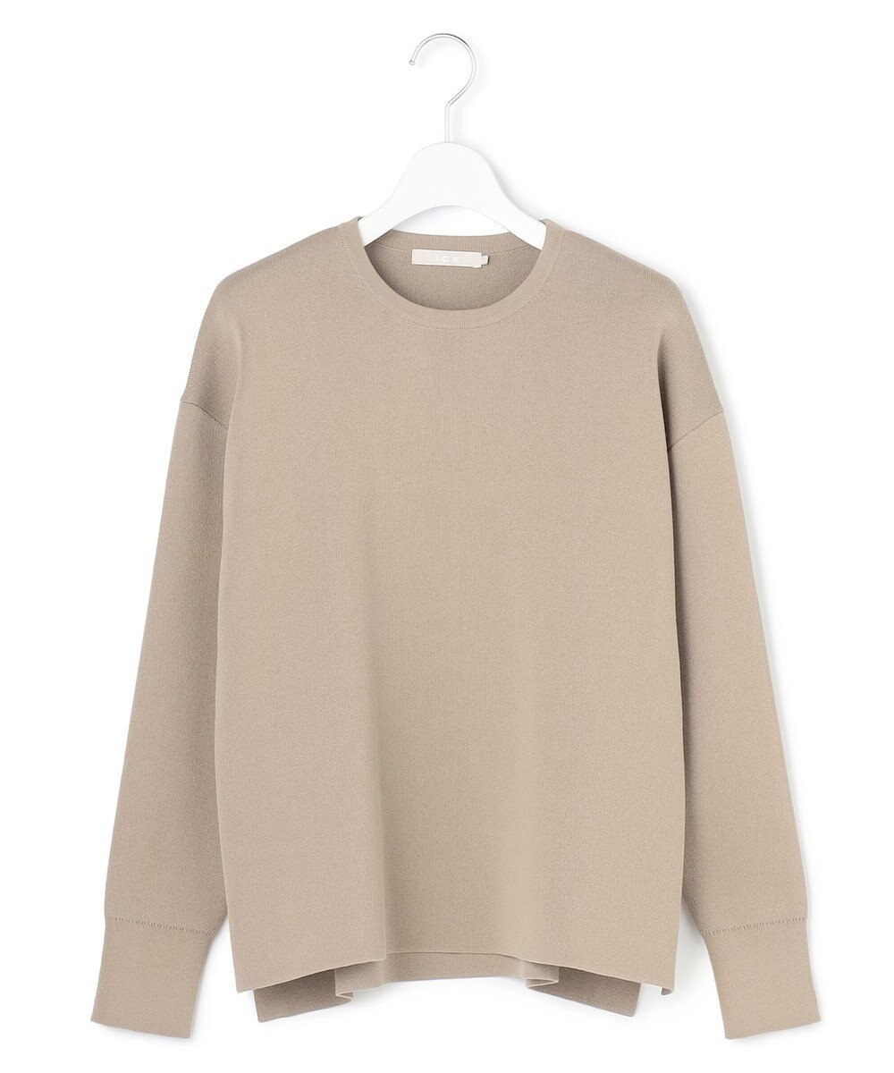 ICB コットンポリエステルスムース  プルオーバー ニット 