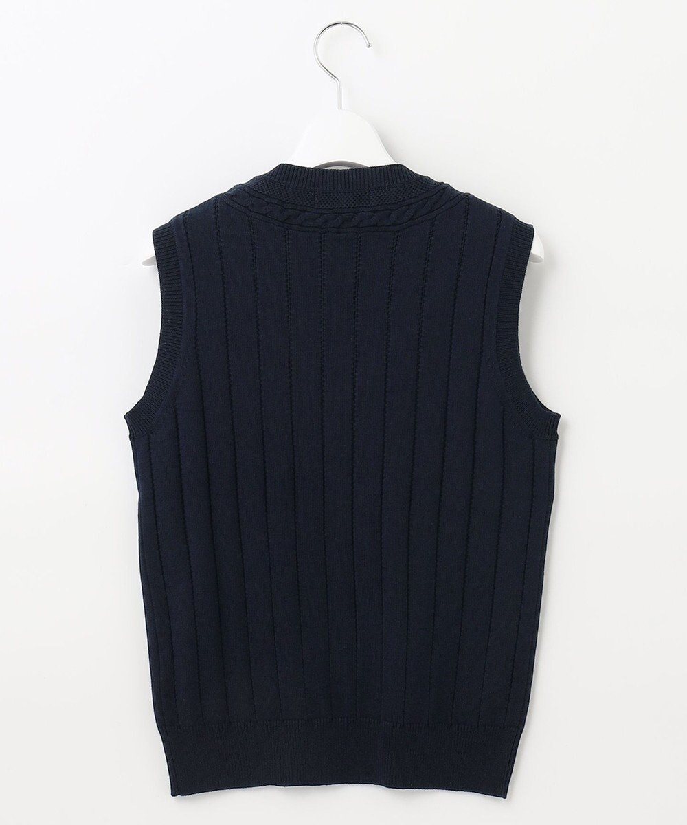 23区GOLF 【WOMEN】コットンアクリル ニットベスト 