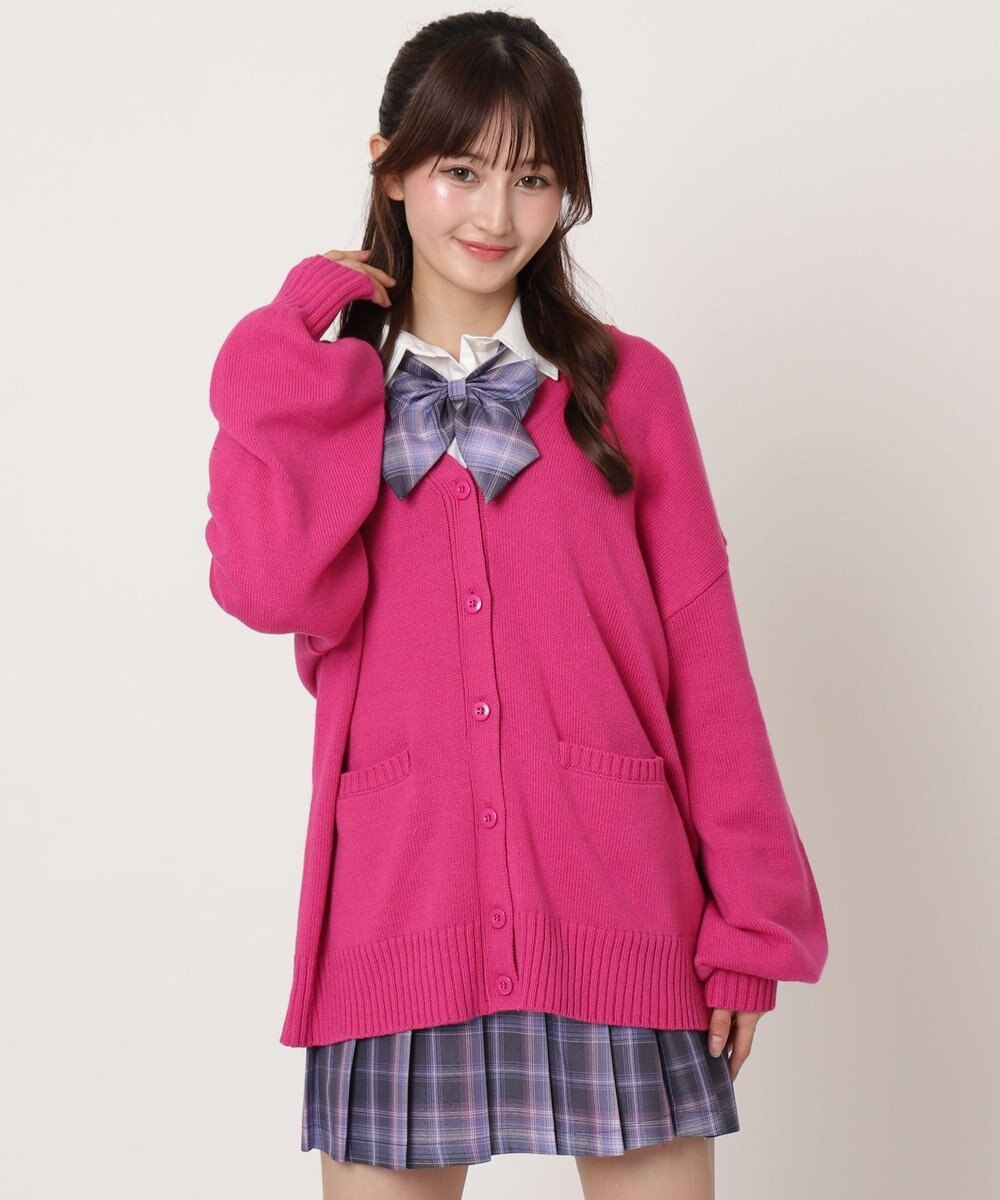 WEGO 【SCHOOL ITEM】ニットカーディガン 
