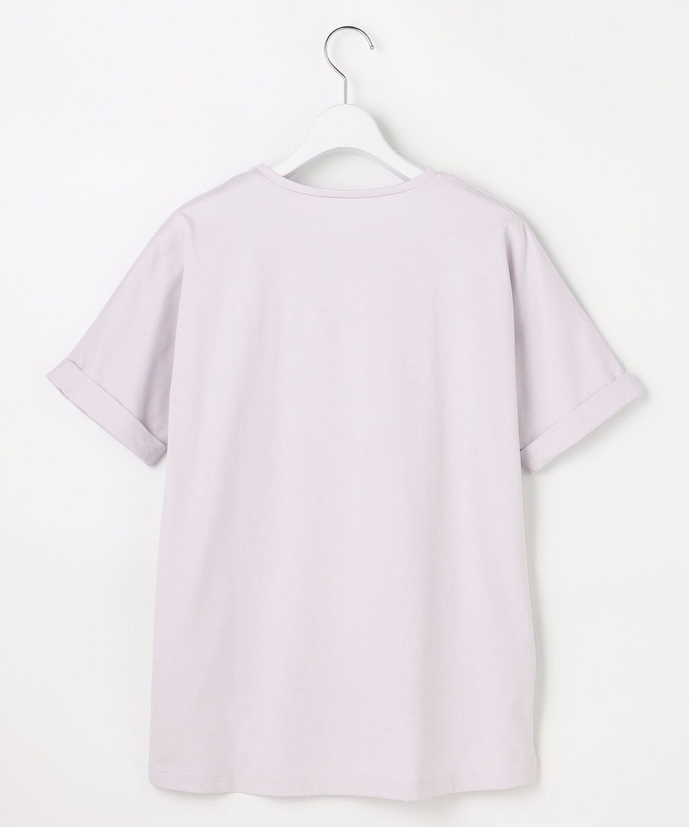 ANY SIS フラワープリント ロゴＴシャツ 