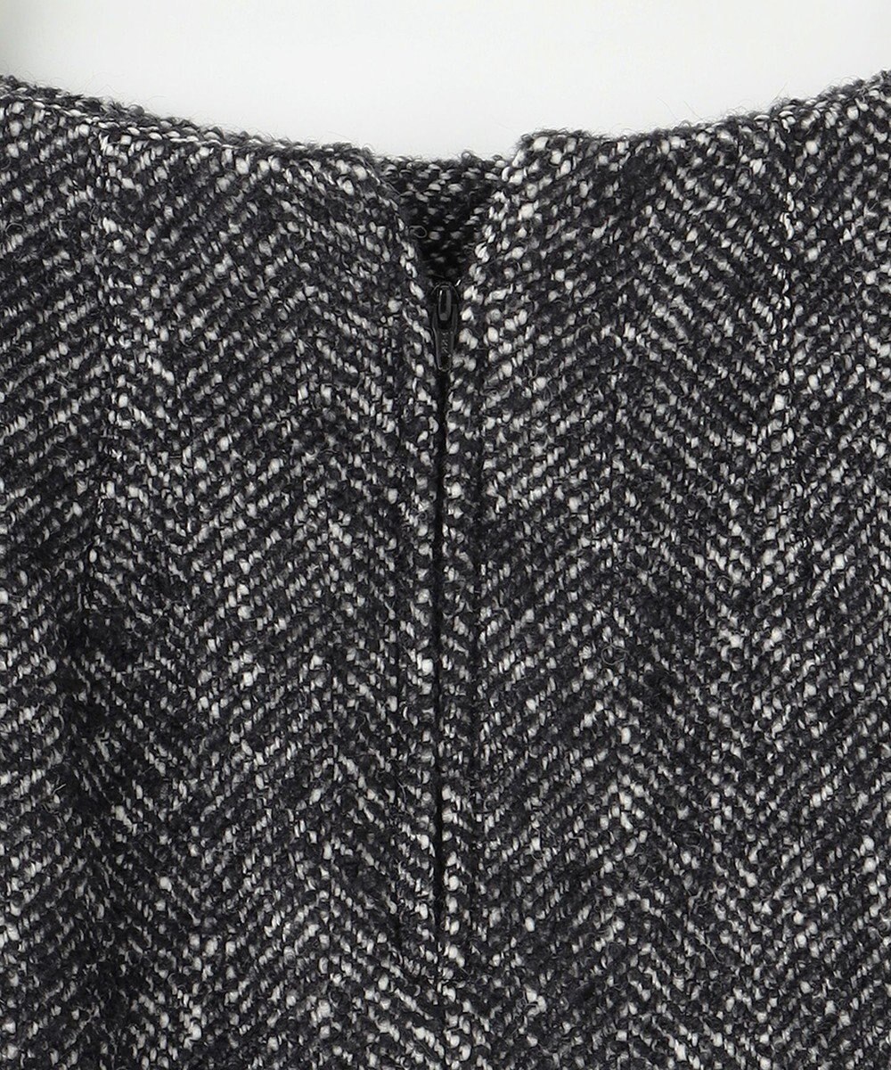 #Newans 【セットアップ可能】裏地キュロットツイードスカート 