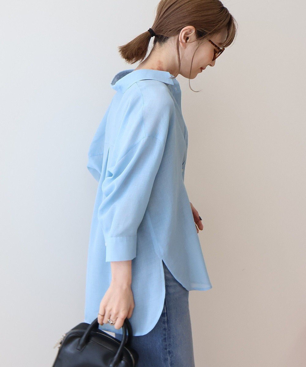 AMERICAN HOLIC シアーボイルレギュラー7分袖シャツ 