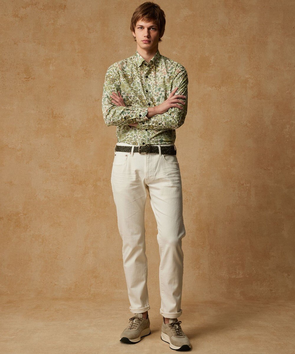 JOSEPH ABBOUD リバティプリント シャツ 