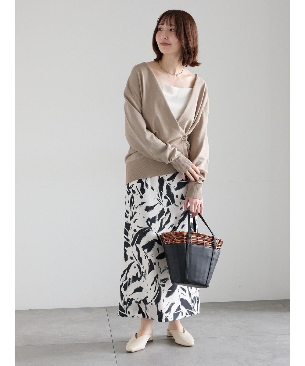 Te chichi 【雑誌掲載アイテム】2WAYカシュクールVネックカーディガン《2026 spring catalog item》 