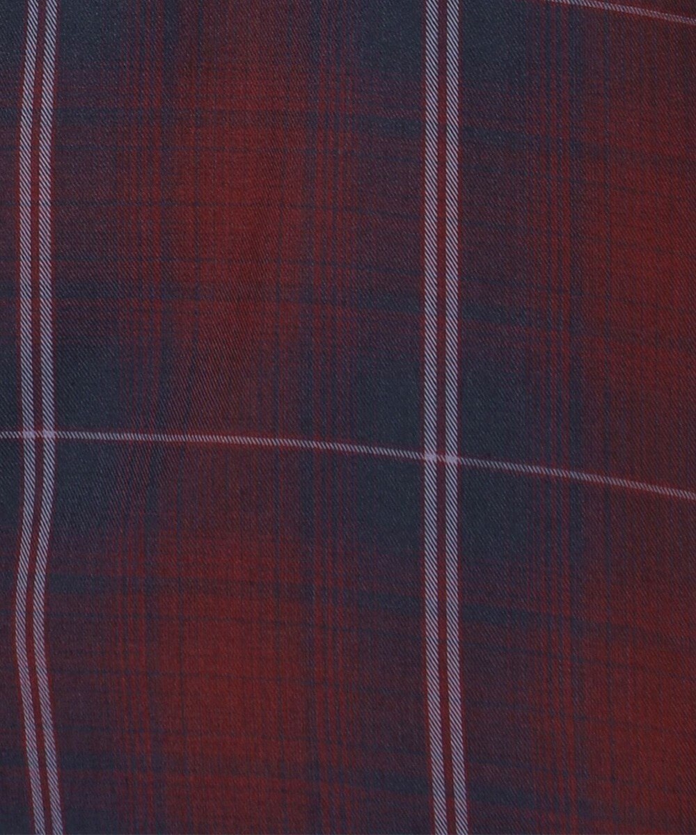 ANY L オンブレーチェックオーバーシャツ 