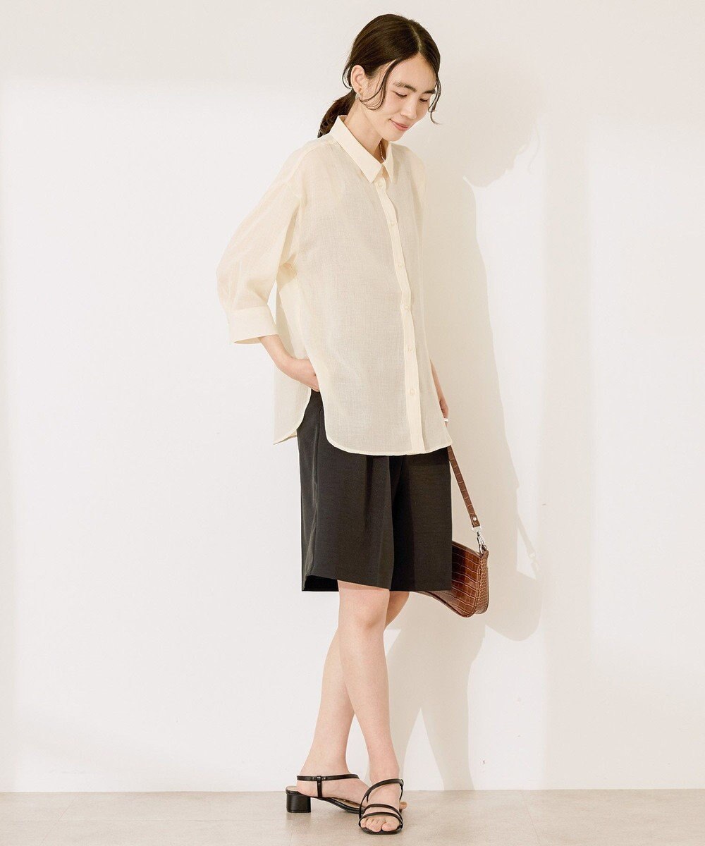 AMERICAN HOLIC シアーボイルレギュラー7分袖シャツ 