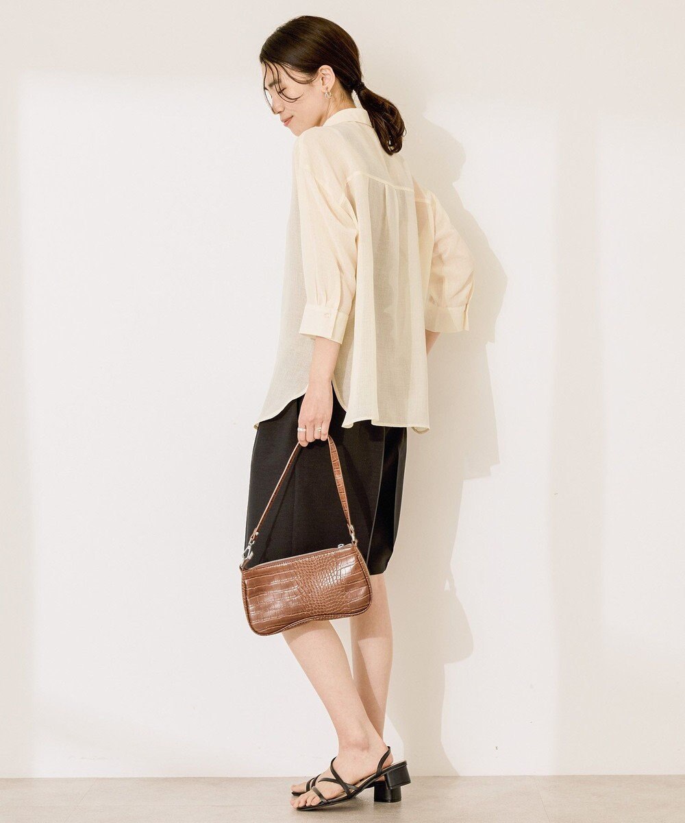 AMERICAN HOLIC シアーボイルレギュラー7分袖シャツ 