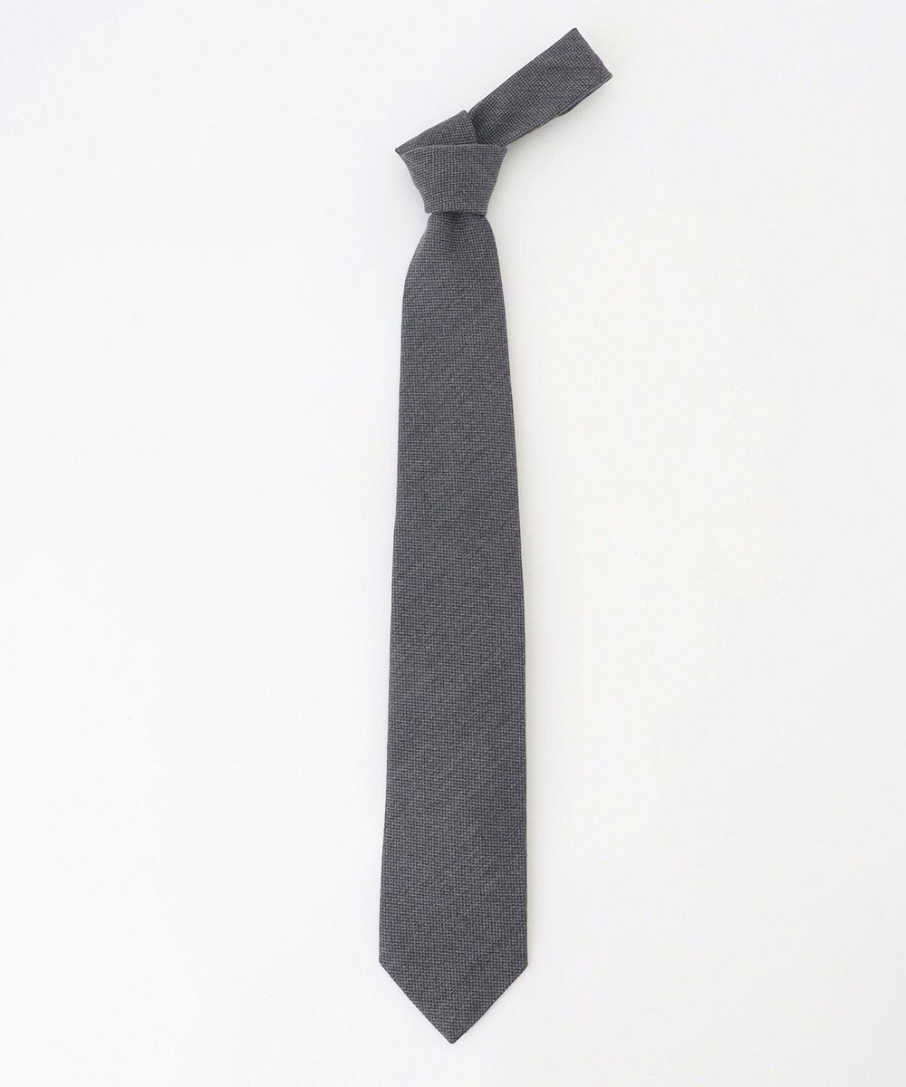 JOSEPH ABBOUD 【日本製】ウールシルクソリッド ネクタイ 