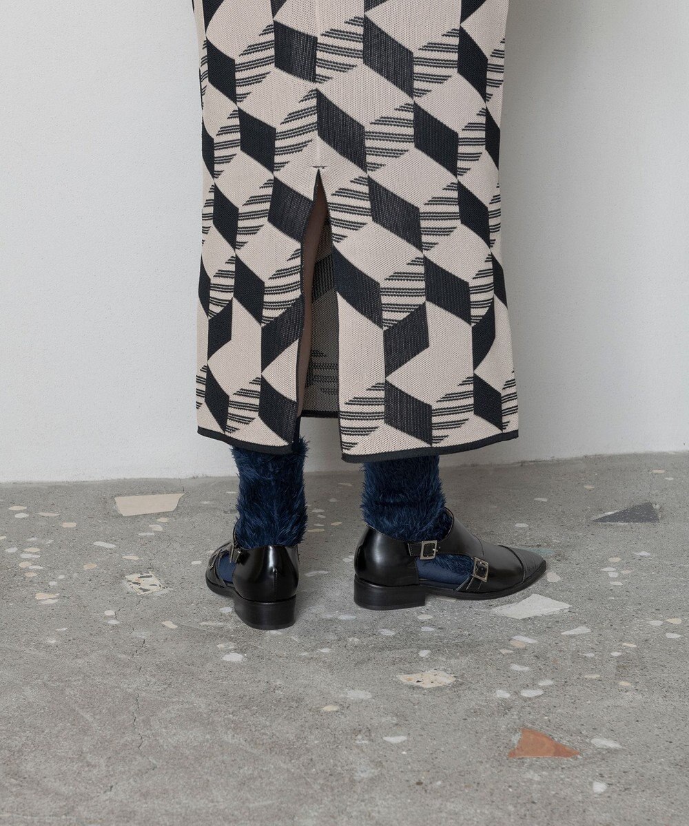 TRICOTE フェイクファーソックス 