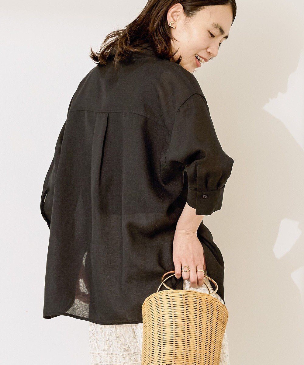 AMERICAN HOLIC シアーボイルレギュラー7分袖シャツ 