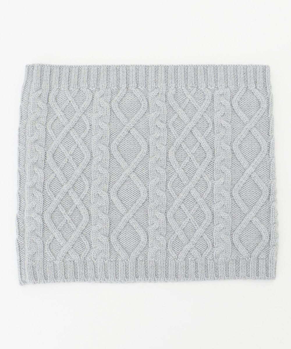 J.PRESS LADIES 【WEB限定・洗える】VICTORIAアランニット ネックウォーマー 