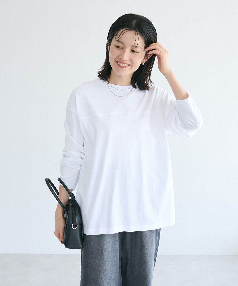 CRAFT STANDARD BOUTIQUE ワンポイント刺繍長袖チュニック 