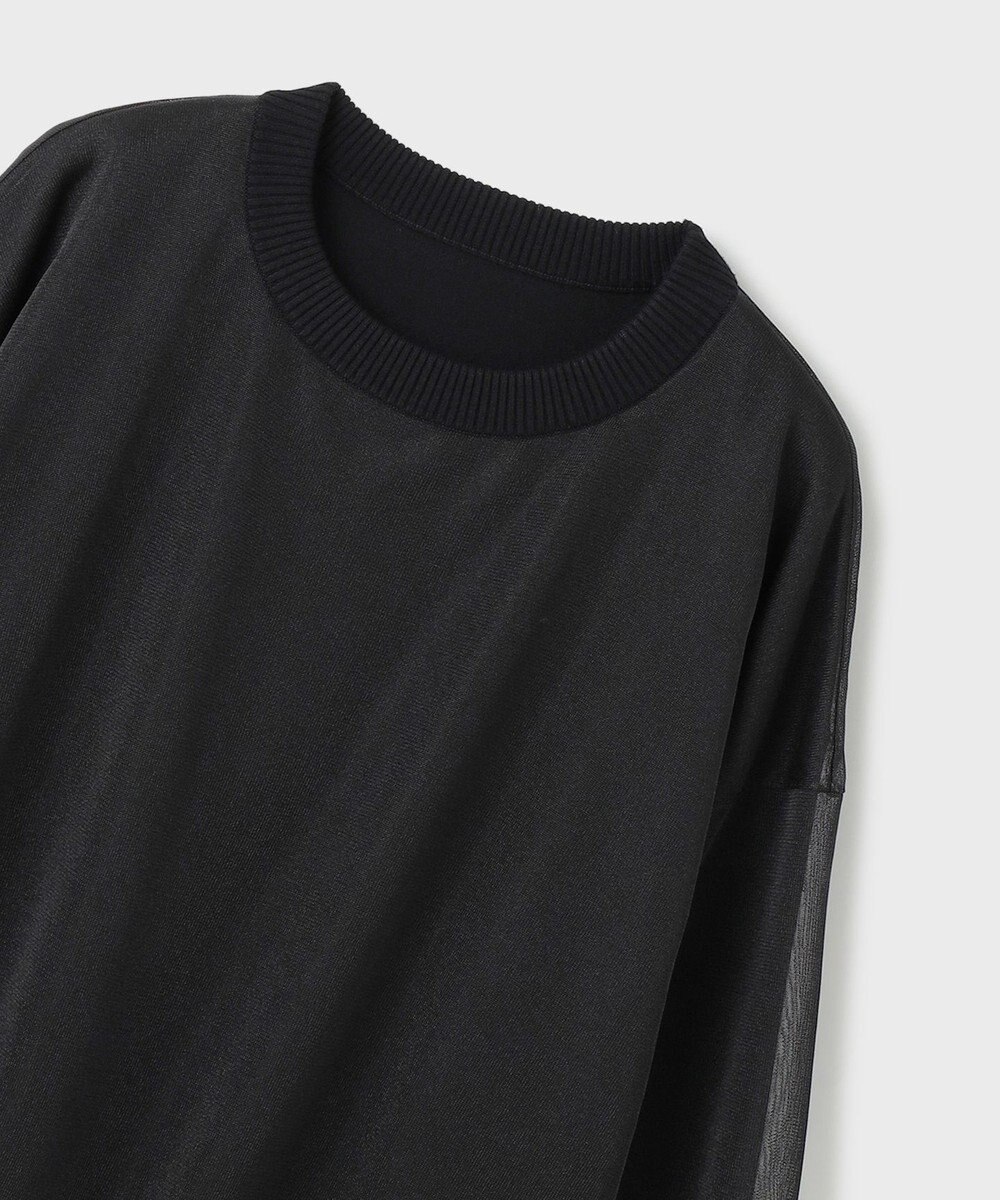 GRACE CONTINENTAL シアーニットトップ 