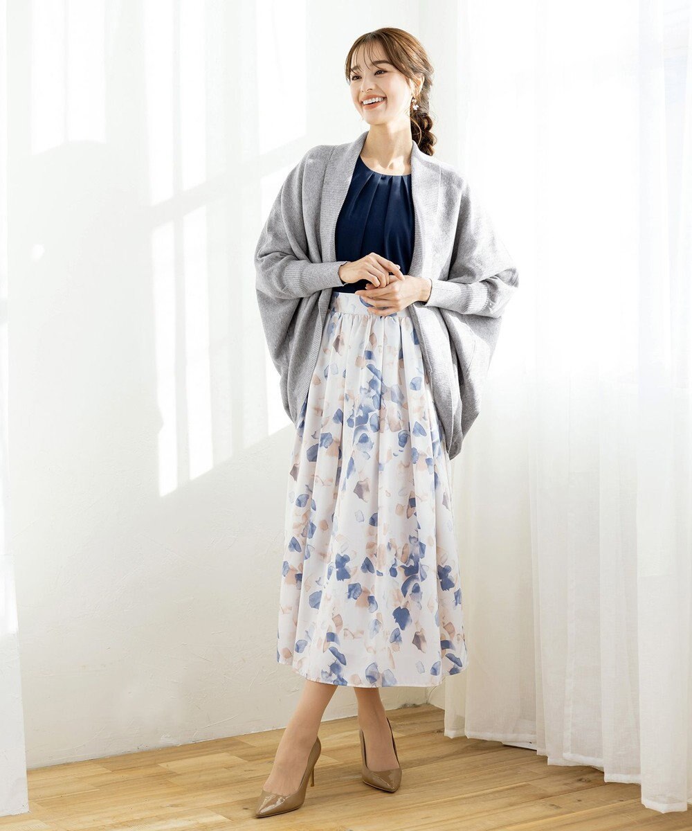 Tiaclasse 【新色追加・洗える】レースパフ袖ブラウス 