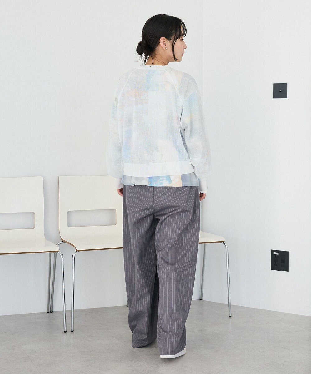 CRAFT STANDARD BOUTIQUE ジョーゼットシアーニットプルオーバー 