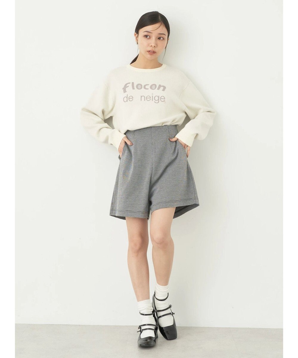 earth music&ecology ショートパンツ（千鳥柄） 