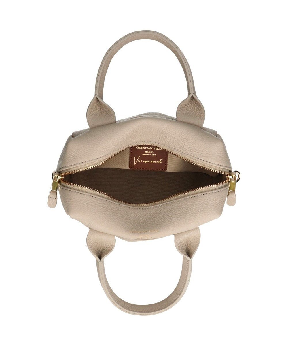 INTER-CHAUSSURES 【CHRISTIAN VILLA】ベーシックレザーハンドバッグ 