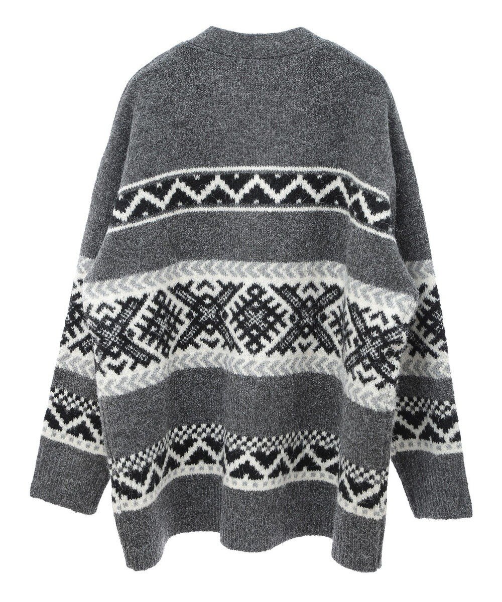 AMERICAN HOLIC ノルディック柄Ｖネックニットカーディガン 