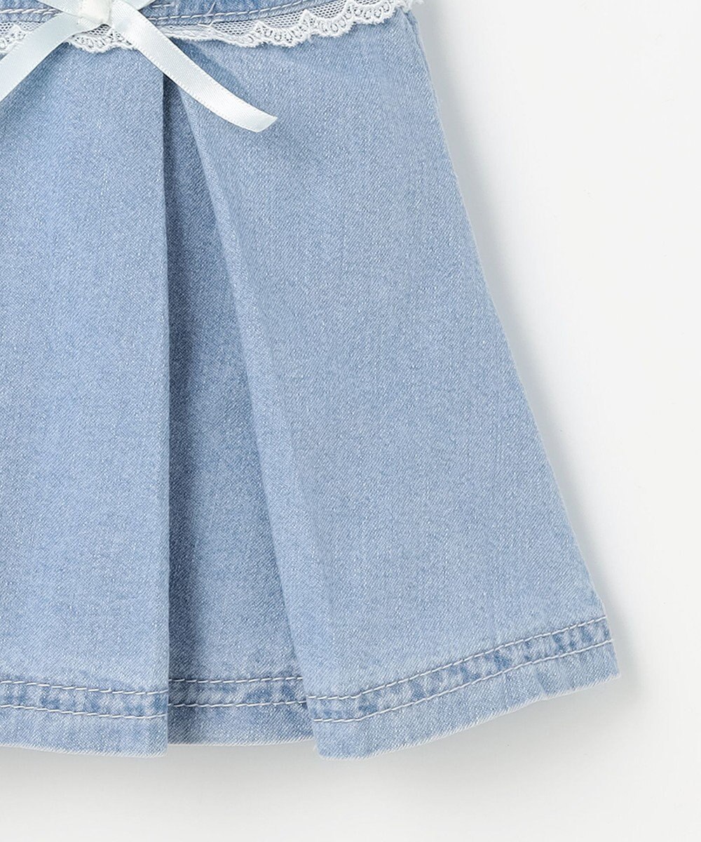 ANY KIDS 【洗濯機可能】プリーツ ミニスカパン 