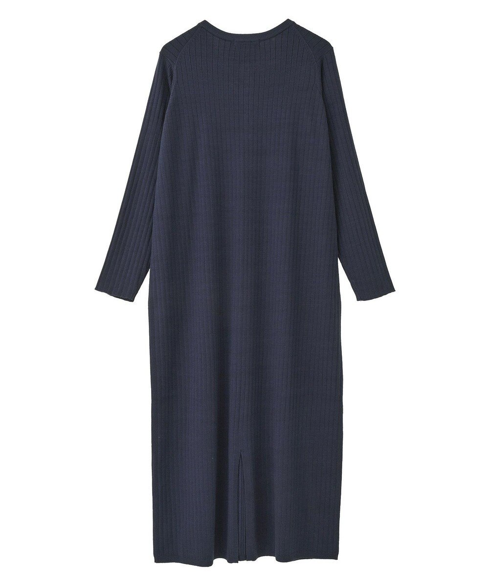 AMERICAN HOLIC バイパチリブヘンリーニットワンピース 