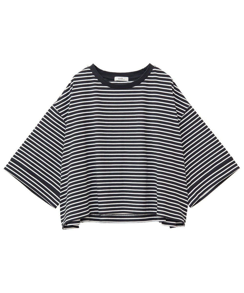 earth music&ecology 【接触冷感】バックギャザーＴｅｅ 