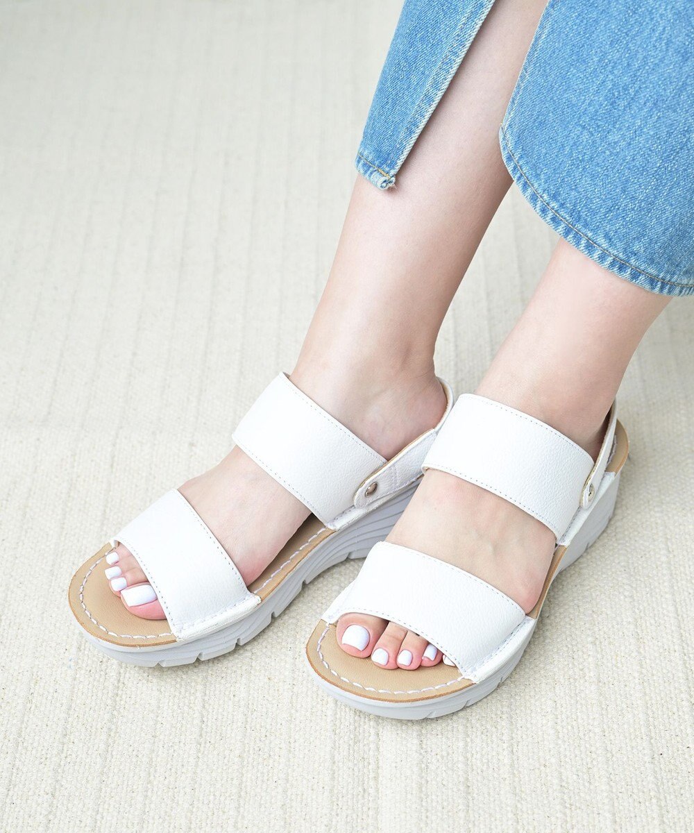 Pointer 本革 超軽量2WAY ツーバンドサンダル 